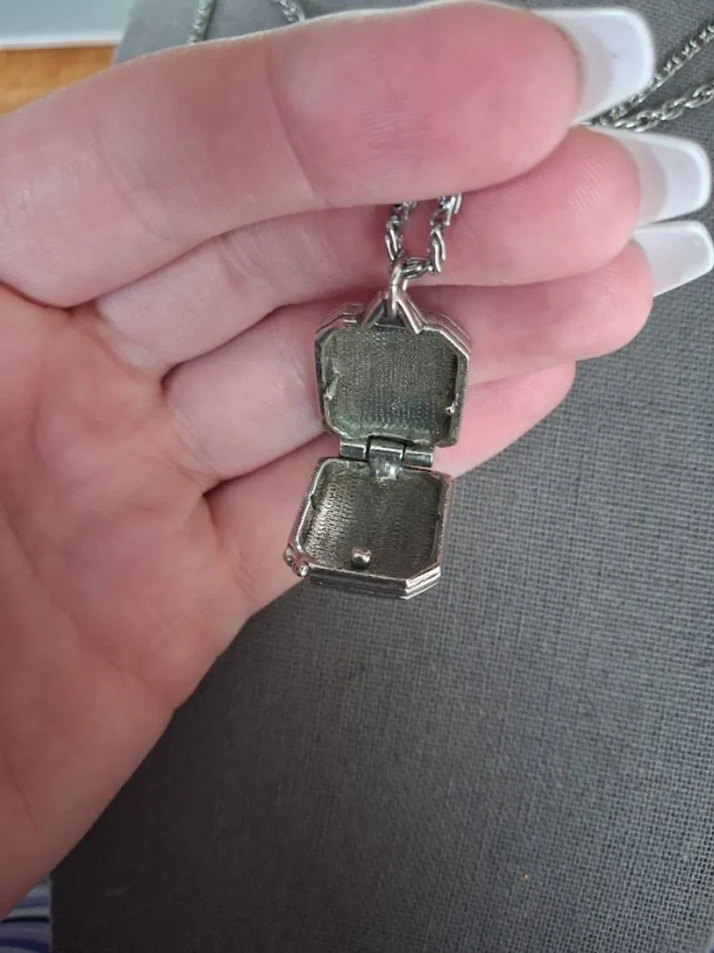 Double stranded Locket necklace